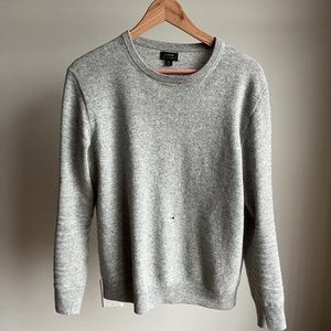 J. Crew Cashmere Crewneck - Heather Grey